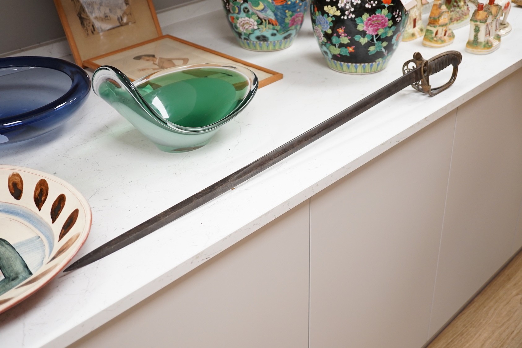 An 1845 pattern Naval officer's sword
